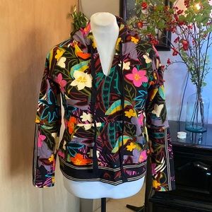 (S) Tropical Hoodie / Pullover Sweatshirt by Johnny Was